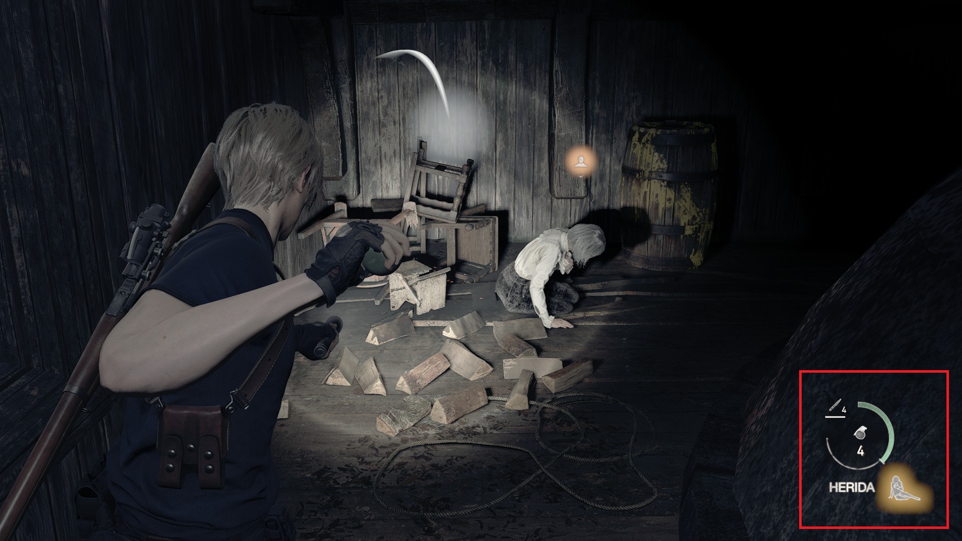 Resident Evil 4 Remake  Knight Ashley Rescues Leon! 